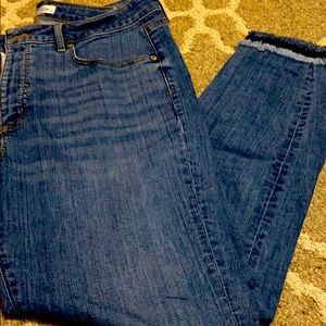 Loft jeans with cuff detailing